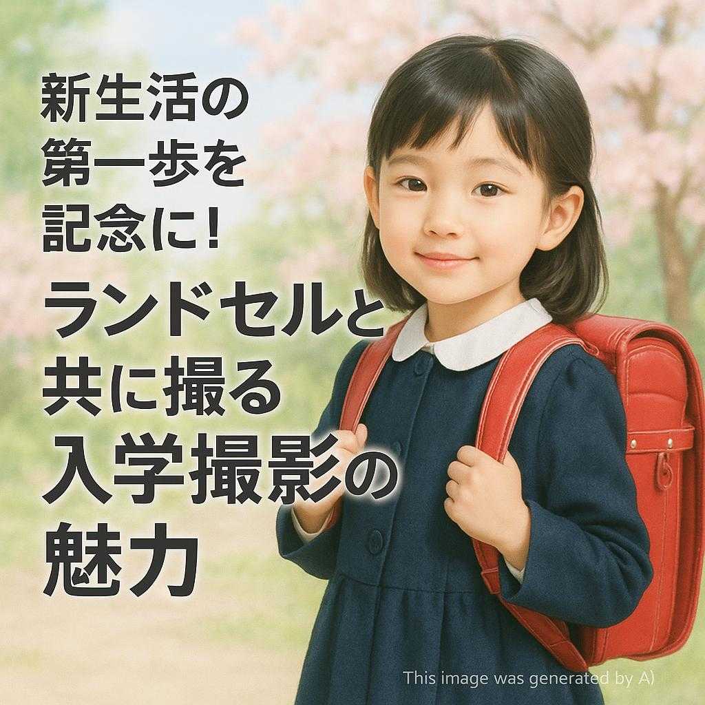 新生活の第一歩を記念に!ランドセルと共に撮る入学撮影の魅力