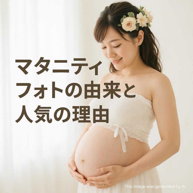 マタニティフォトの由来と人気の理由