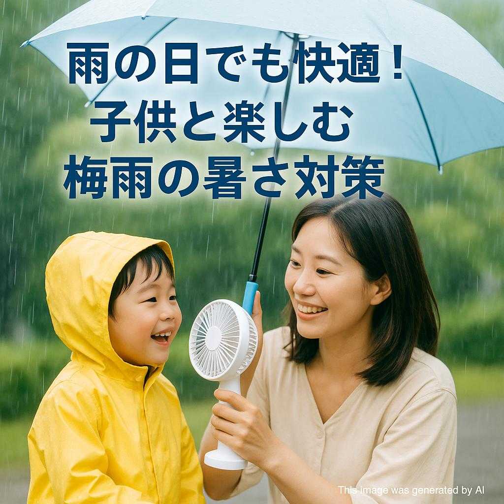 雨の日でも快適！子供と楽しむ梅雨の暑さ対策