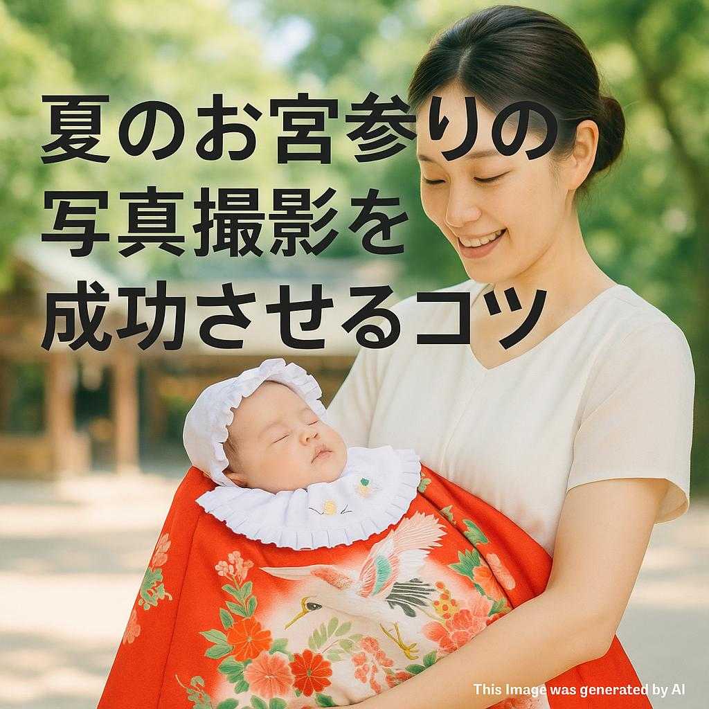 夏のお宮参りの写真撮影を成功させるコツ
