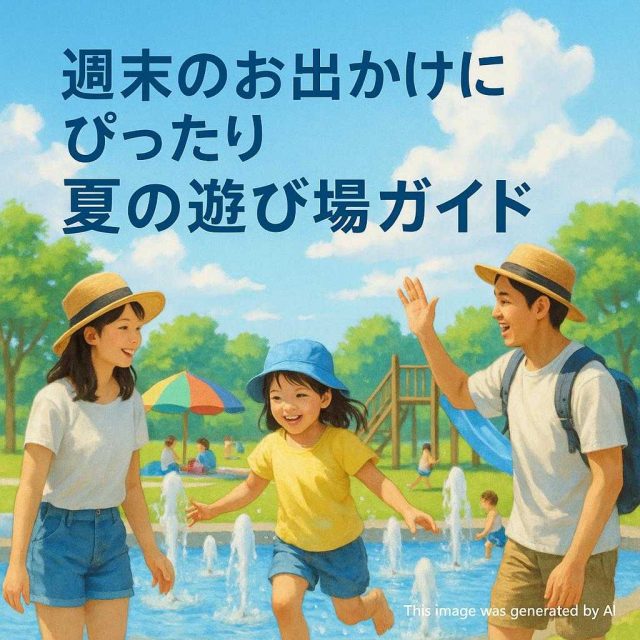 週末のお出かけにぴったり・夏の遊び場ガイド