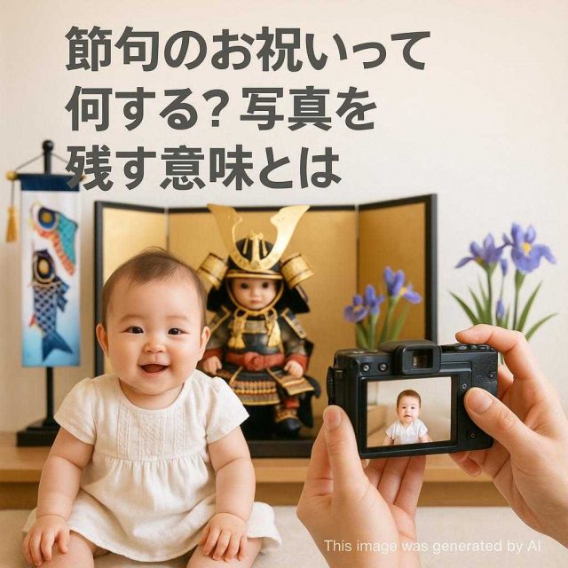 節句のお祝いって何する？写真を残す意味とは