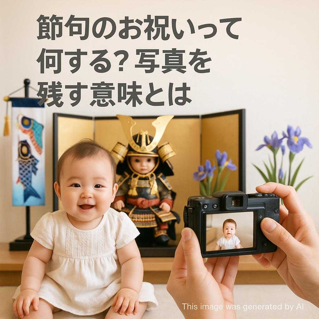 節句のお祝いって何する？写真を残す意味とは