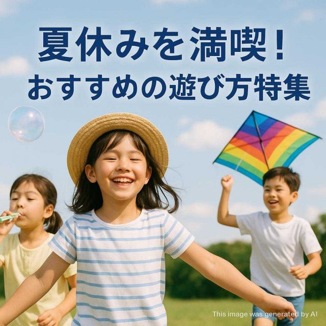夏休みを満喫！おすすめの遊び方特集