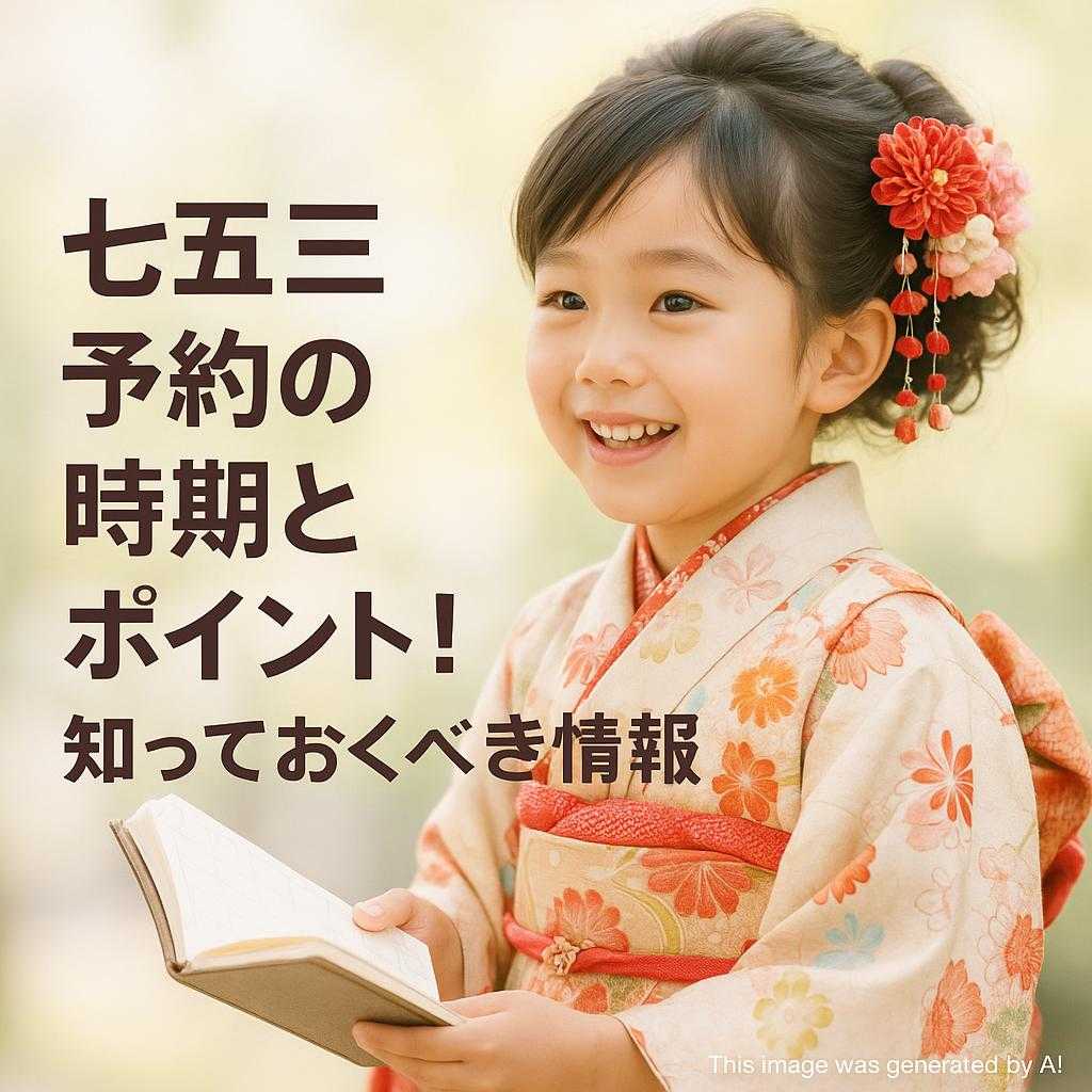七五三予約の時期とポイント!知っておくべき情報