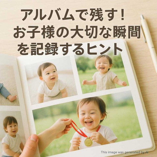 アルバムで残す！お子様の大切な瞬間を記録するヒント