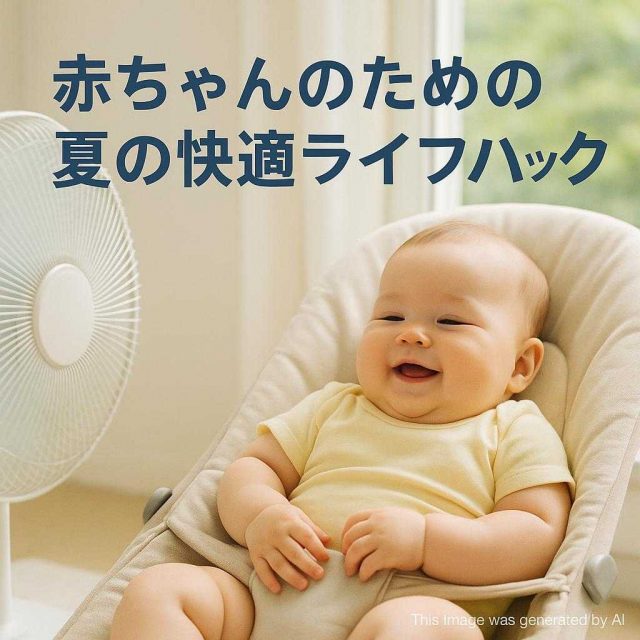 赤ちゃんのための夏の快適ライフハック
