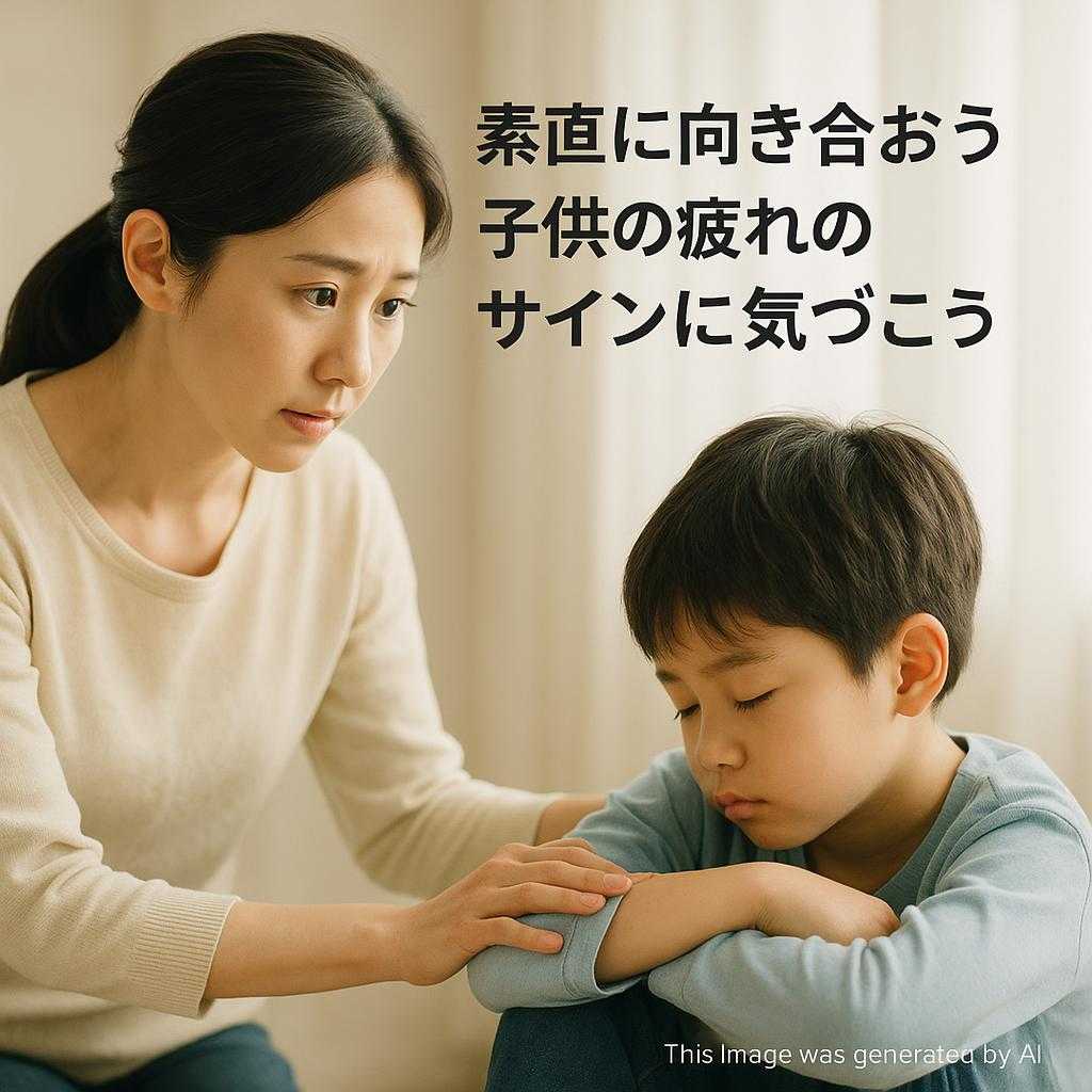 素直に向き合おう・子供の疲れのサインに気づこう