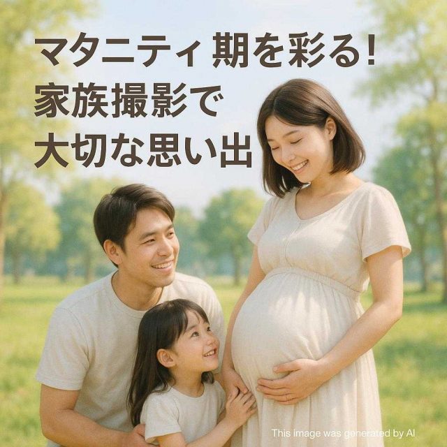 マタニティ期を彩る！家族撮影で大切な思い出を