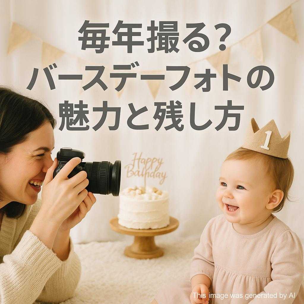 「毎年撮る?バースデーフォトの魅力と残し方」