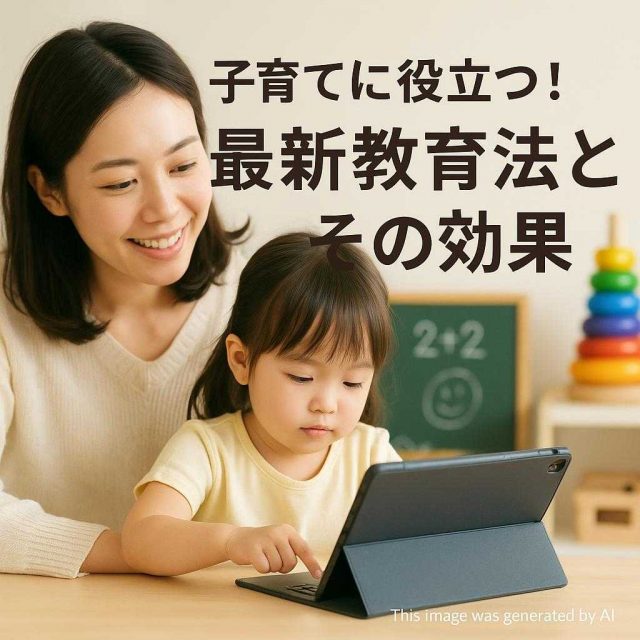 子育てに役立つ！最新教育法とその効果