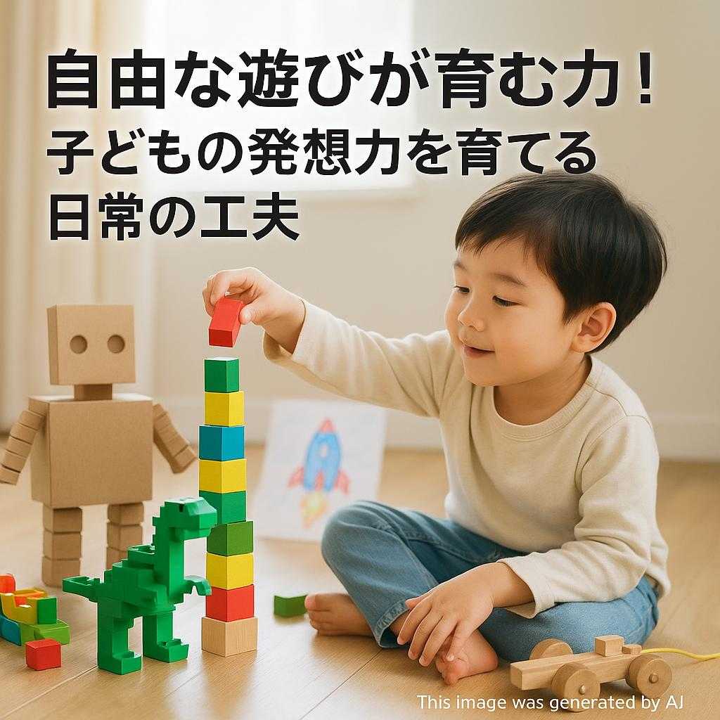 自由な遊びが育む力!子どもの発想力を育てる日常の工夫