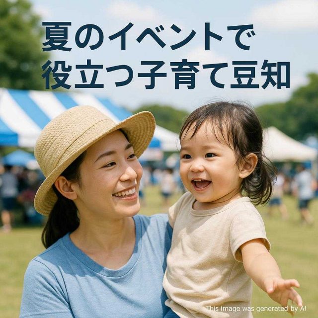 夏のイベントで役立つ子育て豆知識