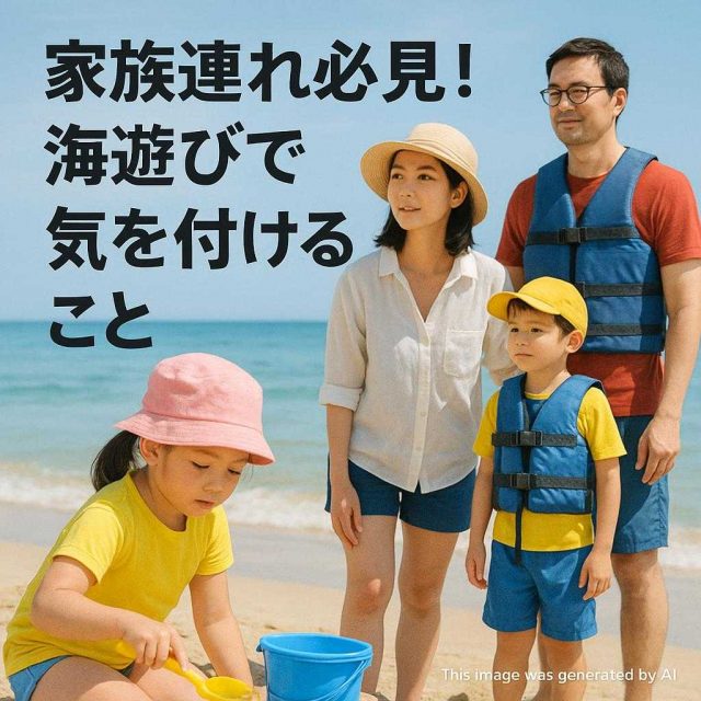 家族連れ必見！海遊びで気を付けること