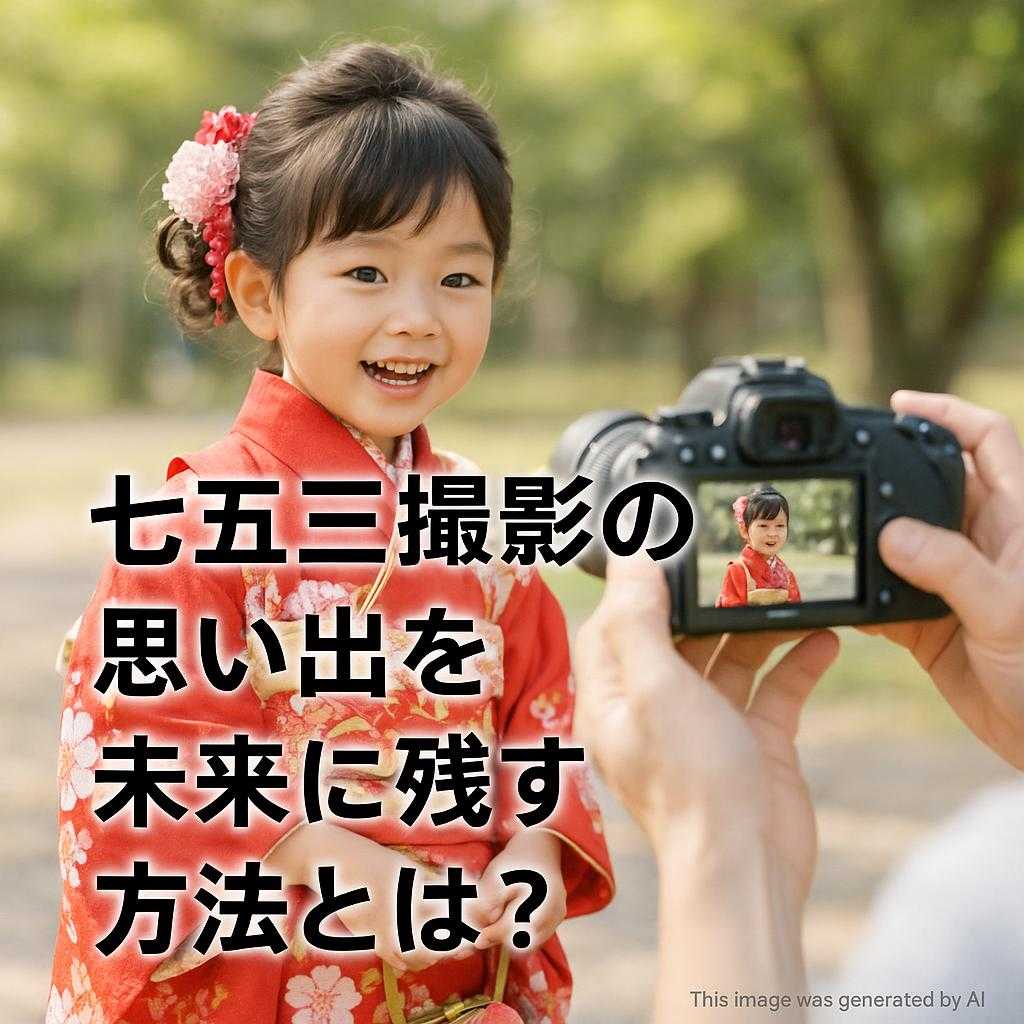 七五三撮影の思い出を未来に残す方法とは?