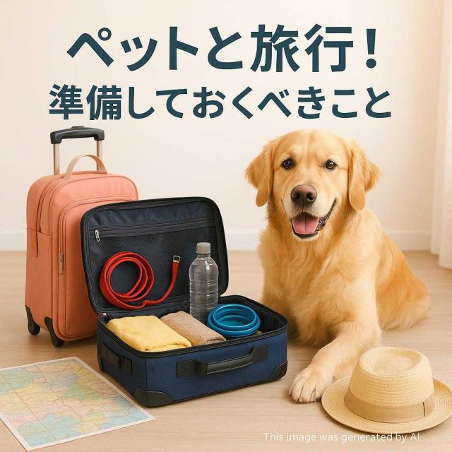 ペットと旅行！準備しておくべきこと