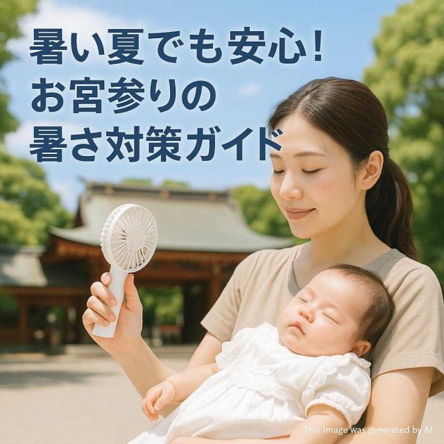暑い夏でも安心！お宮参りの暑さ対策ガイド