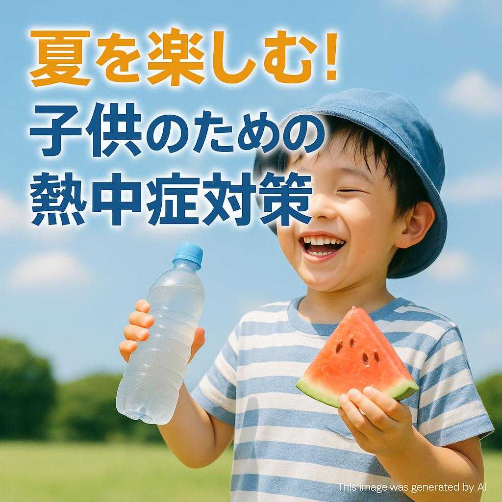 夏を楽しむ!子供のための熱中症対策