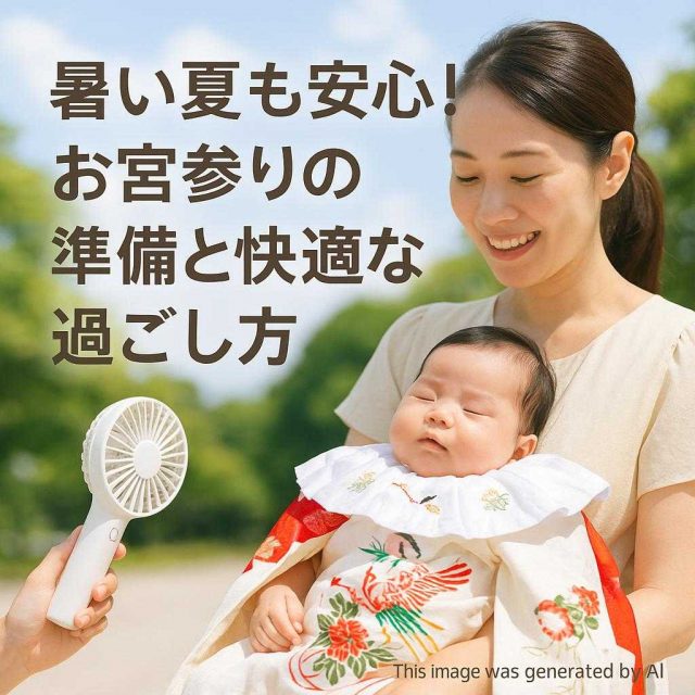 暑い夏も安心！お宮参りの準備と快適な過ごし方