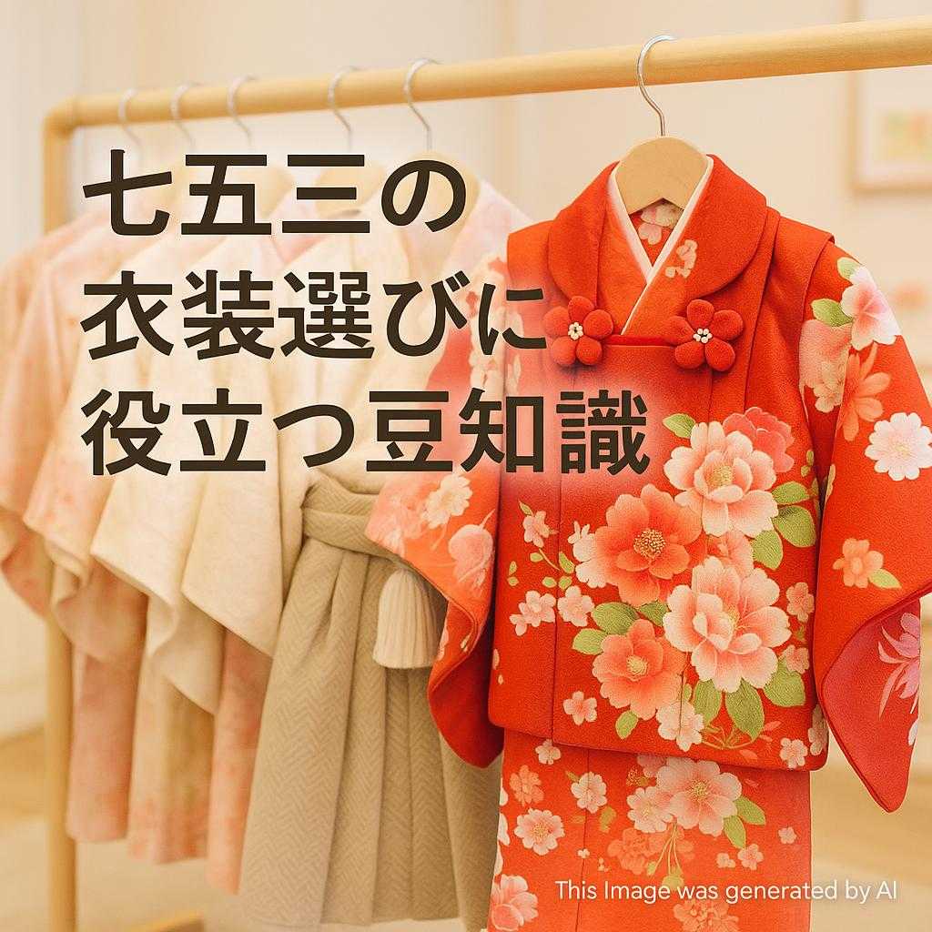 七五三の衣装選びに役立つ豆知識