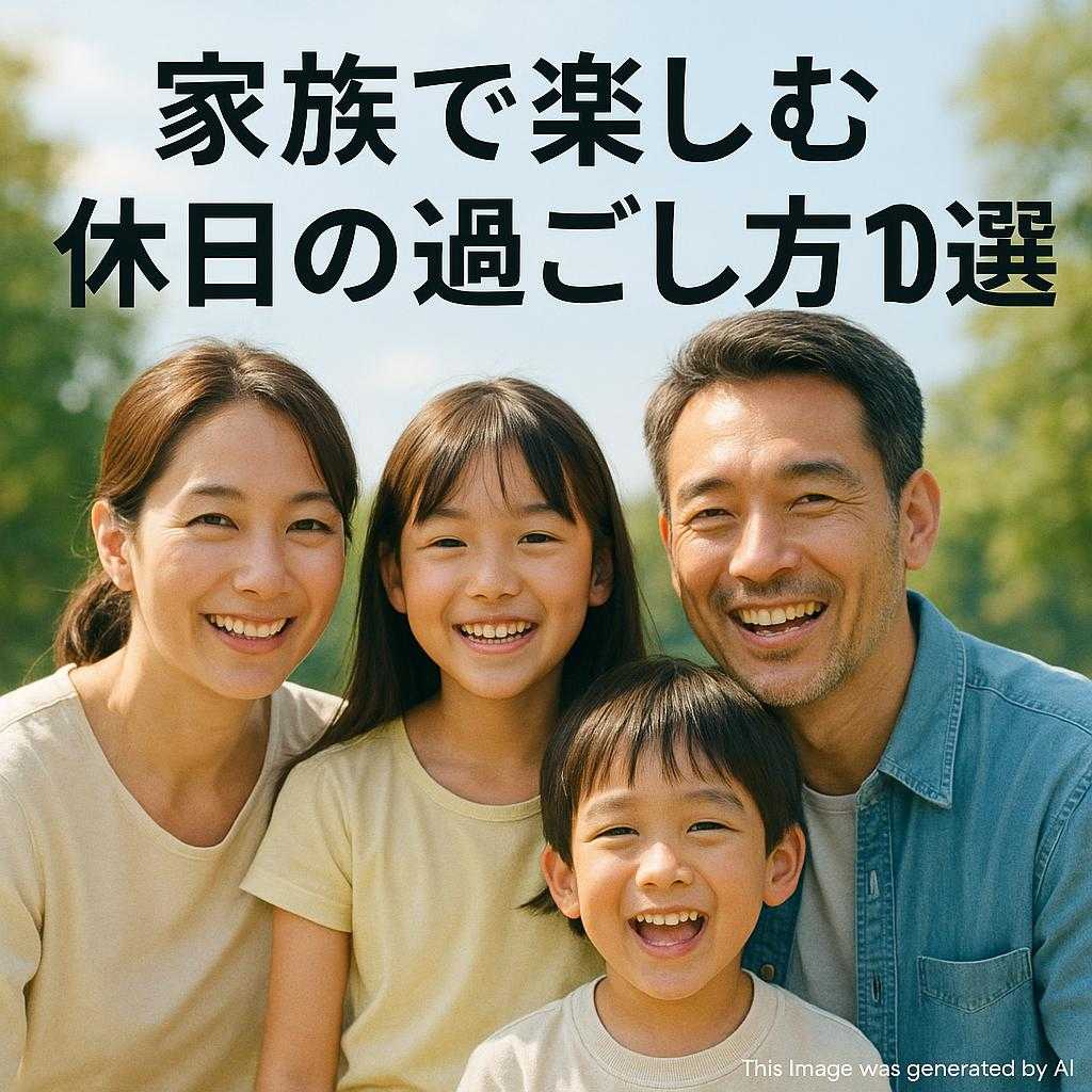 家族で楽しむ休日の過ごし方10選