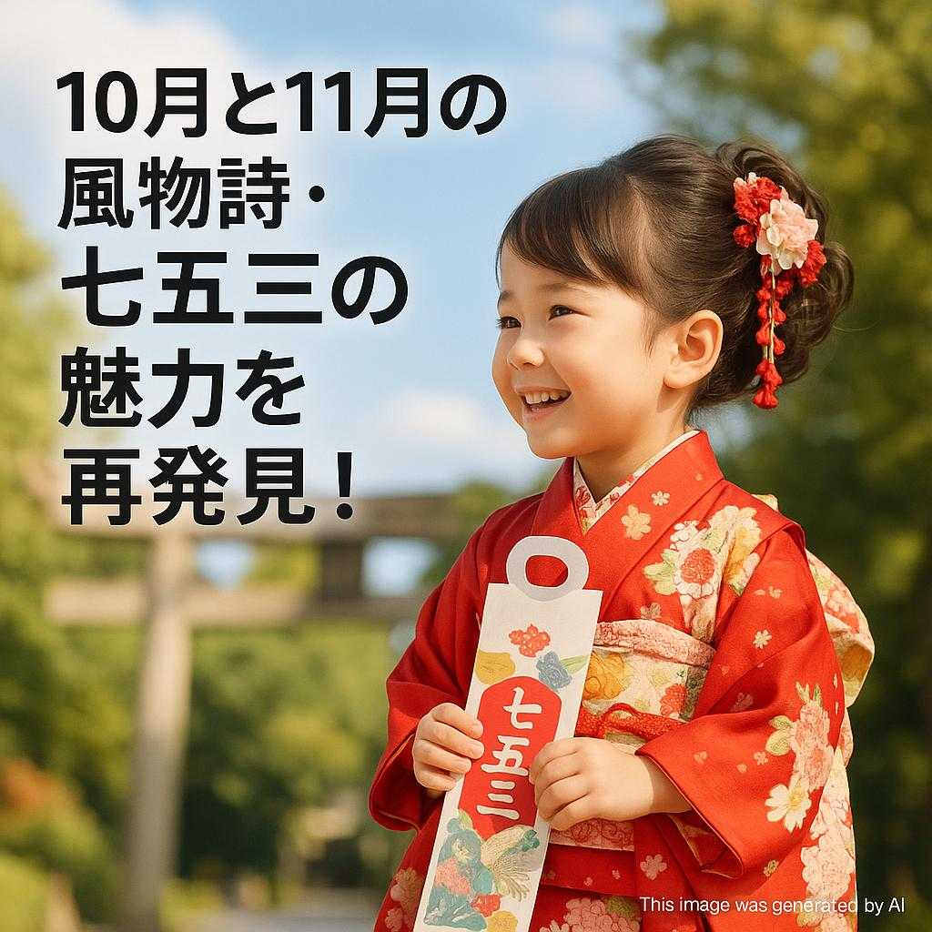 10月と11月の風物詩・七五三の魅力を再発見!