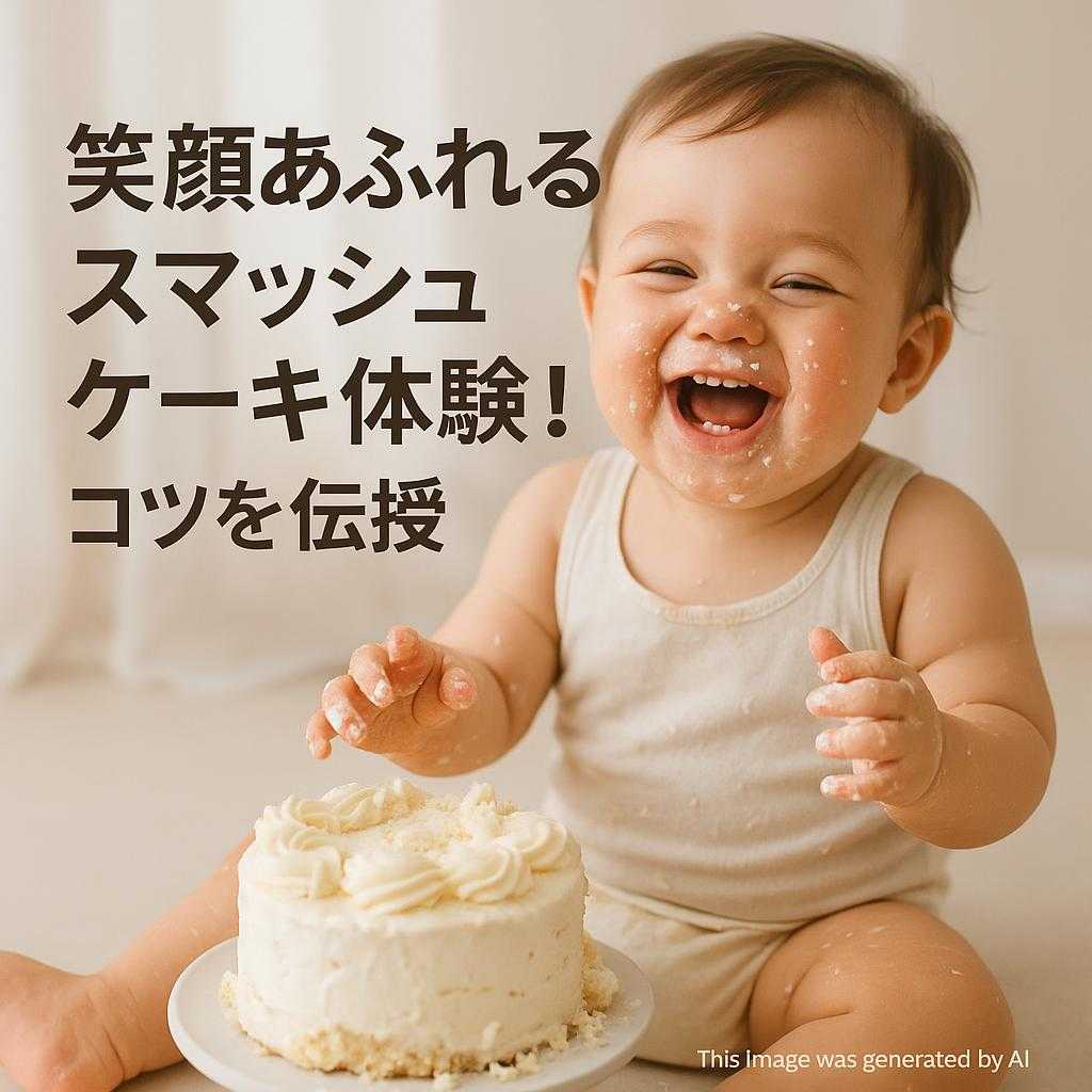 笑顔あふれるスマッシュケーキ体験!コツを伝授