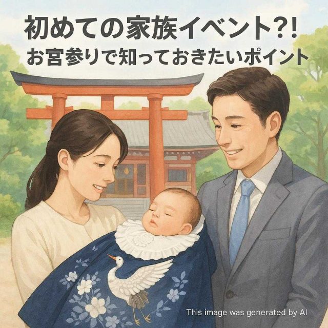 初めての家族イベント?! お宮参りで知っておきたいポイント