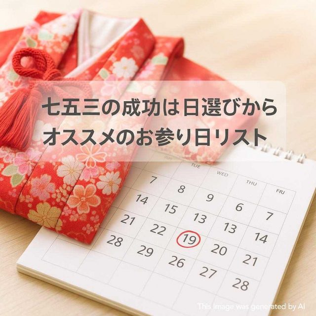 七五三の成功は日選びから オススメのお参り日リスト