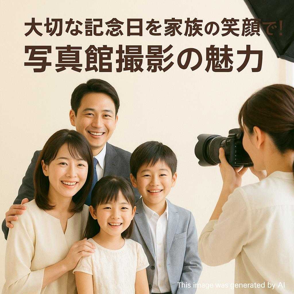 大切な記念日を家族の笑顔で!