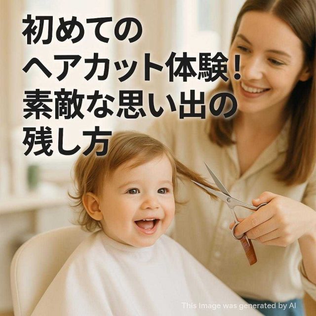 初めてのヘアカット体験！素敵な思い出の残し方