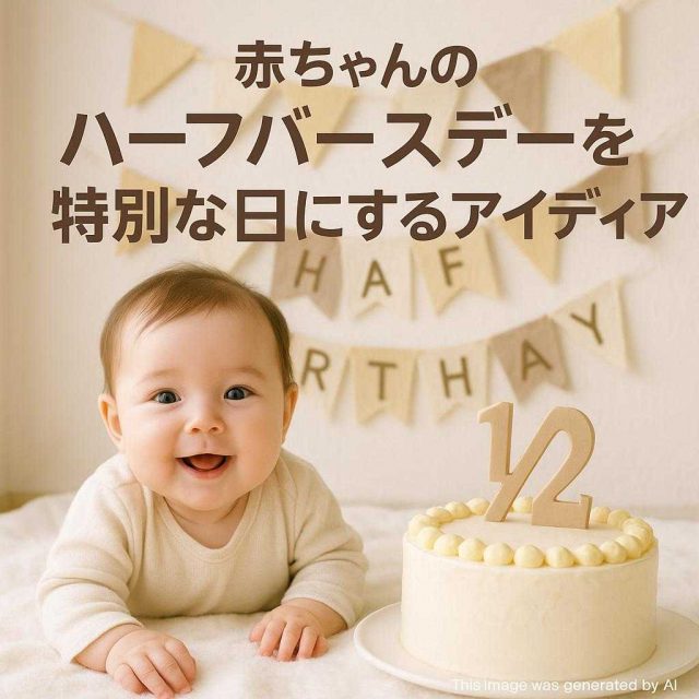赤ちゃんのハーフバースデーを特別な日にするアイディア