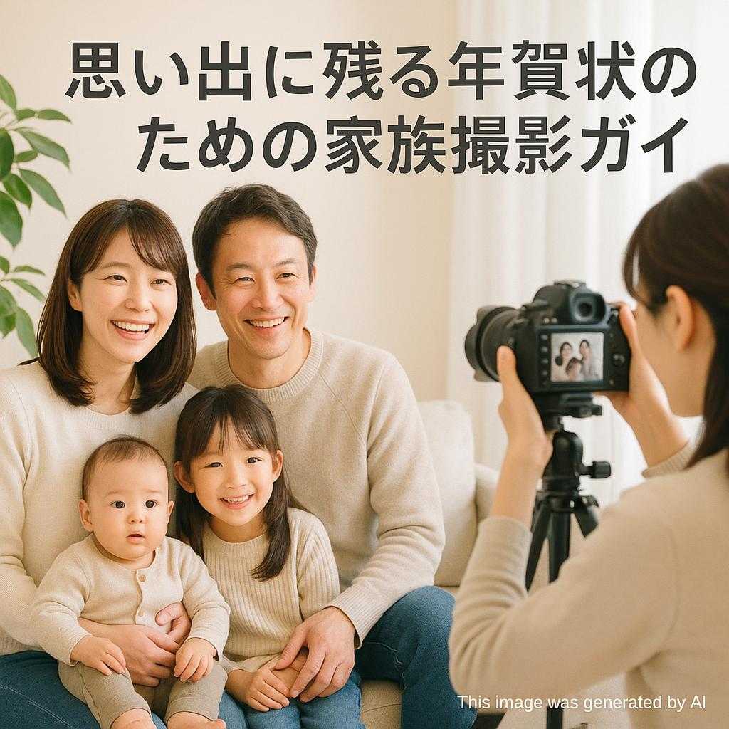 思い出に残る年賀状のための家族撮影ガイド