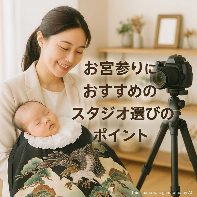 お宮参りにおすすめのスタジオ選びのポイント